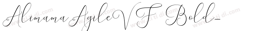 AlimamaAgileVF Bold字体转换